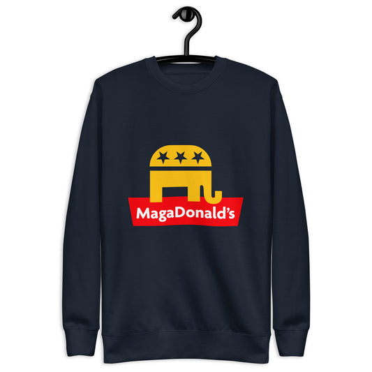 MagaDonald's Man Premium Sweatshirt - Ever Trump