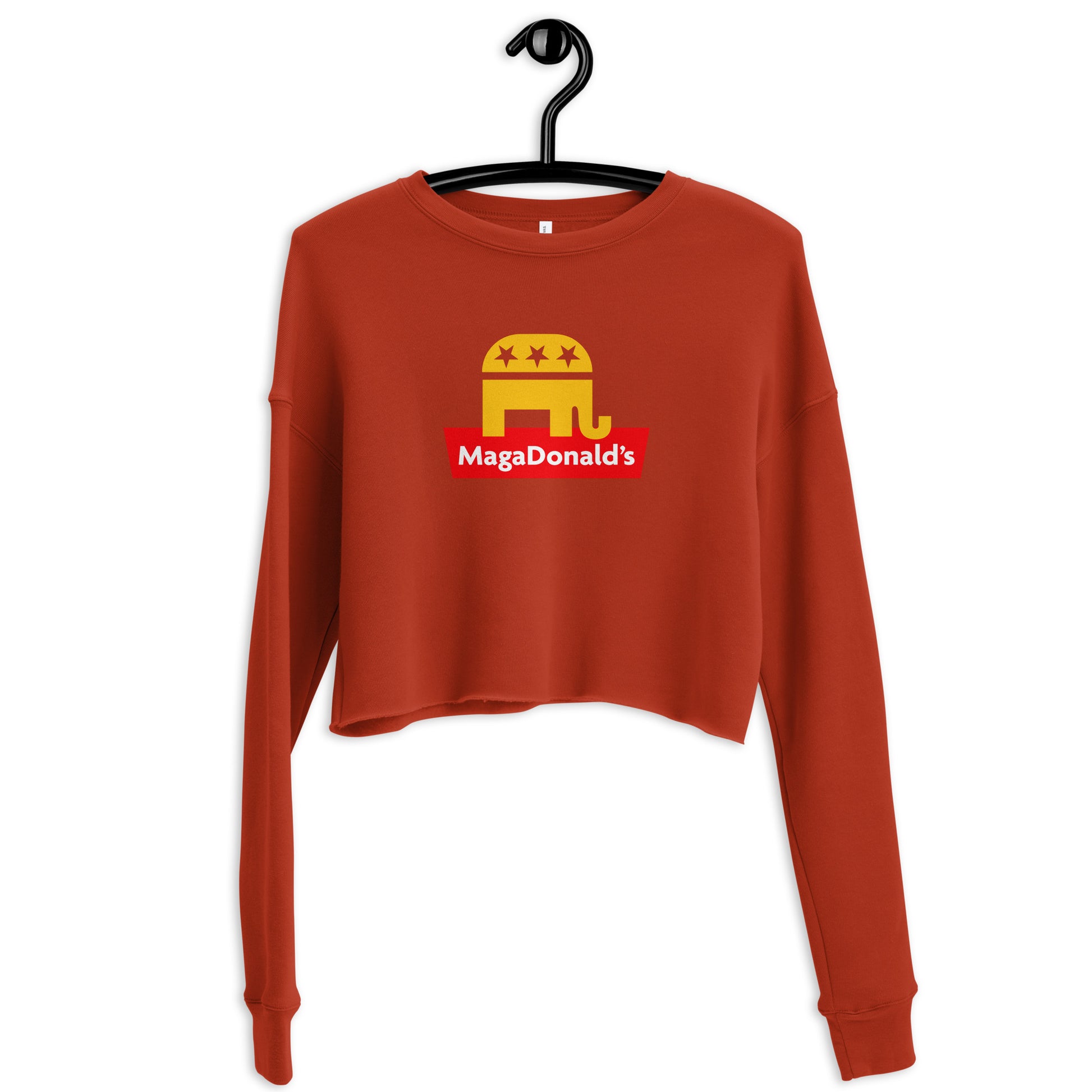 MagaDonald's Woman Crop Sweatshirt - Ever Trump