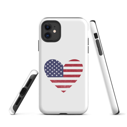 Heart USA Tough Case for iPhone® - Ever Trump