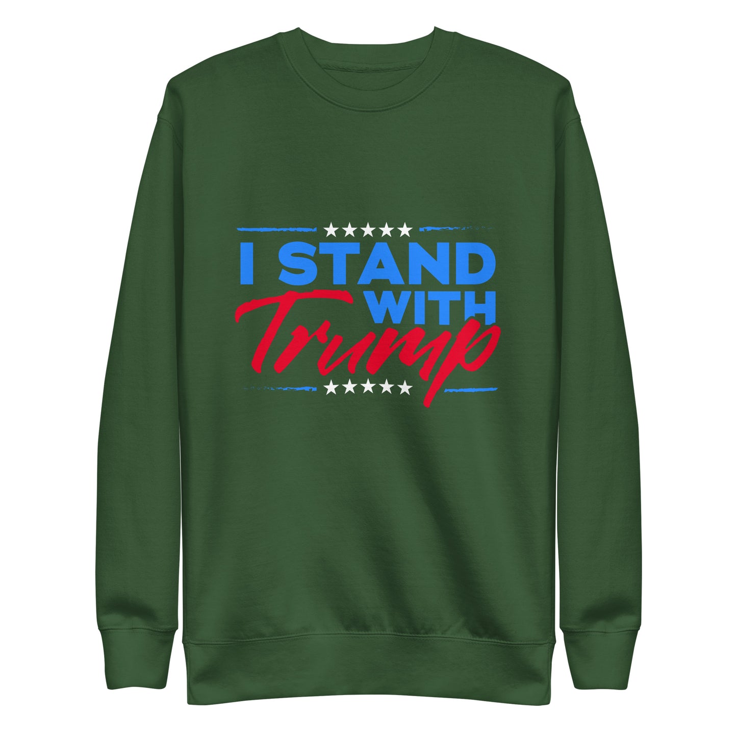 Stand With Trump Men's Premium Sweatshirt