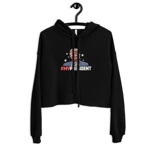 My President Women's Crop Hoodie