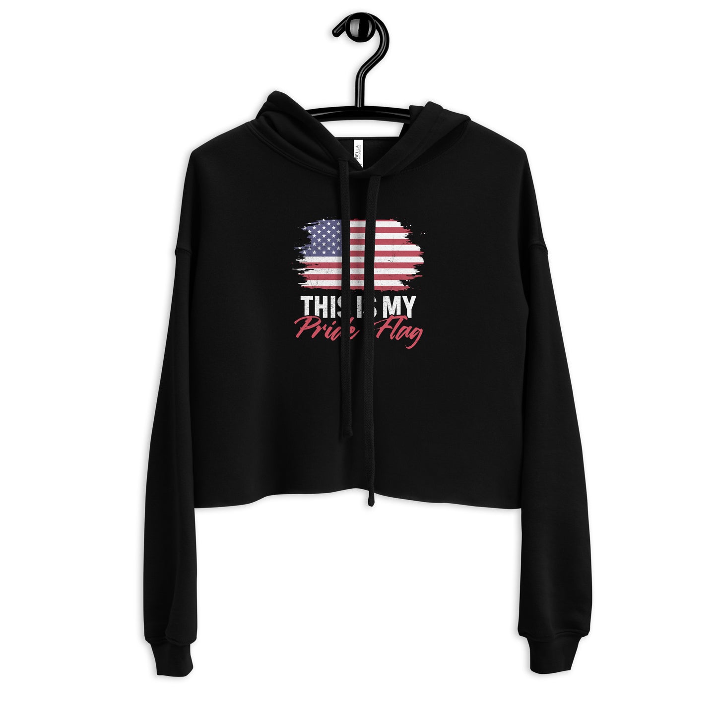 My Pride Flag Women's Crop Hoodie