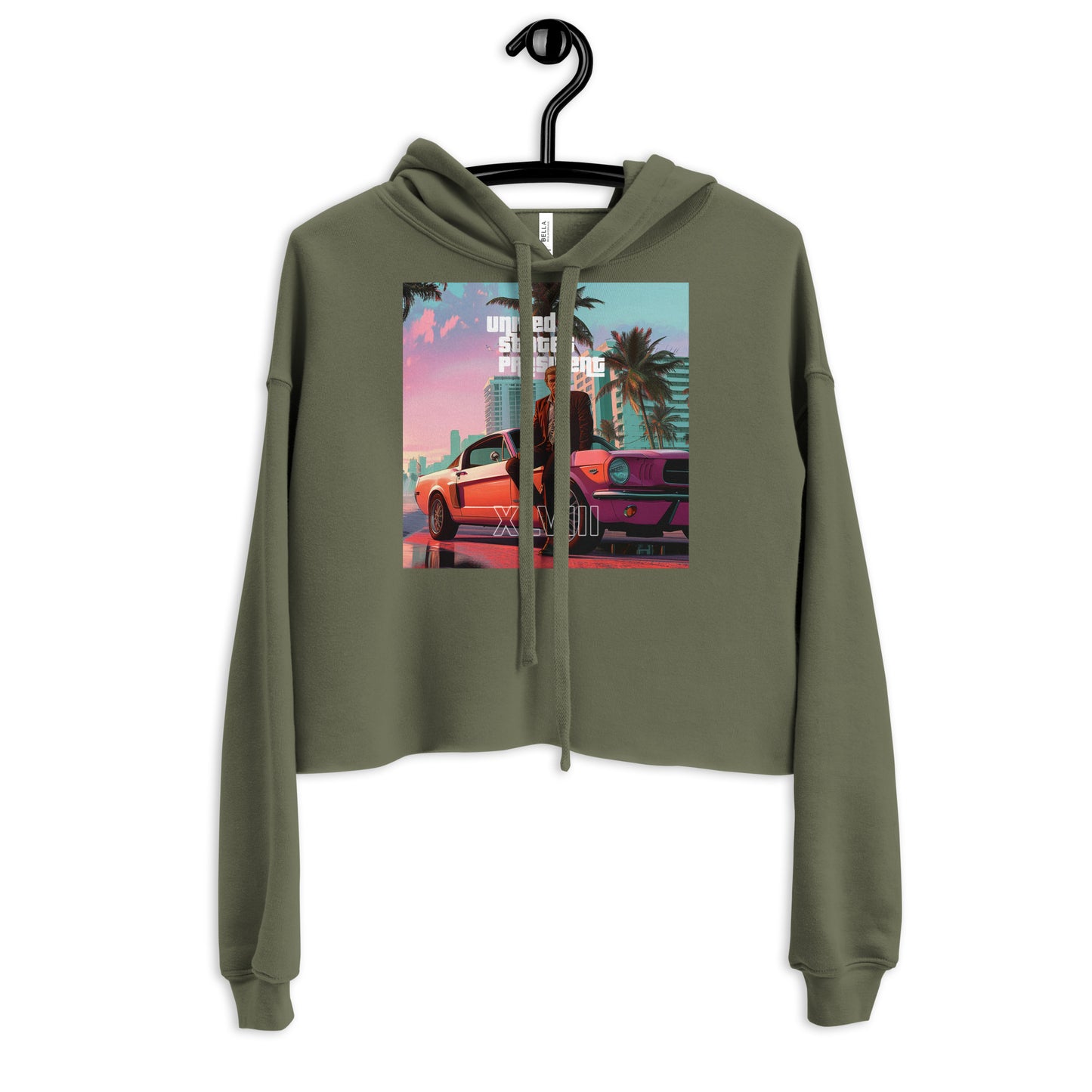 GTA Trump Women's Crop Hoodie