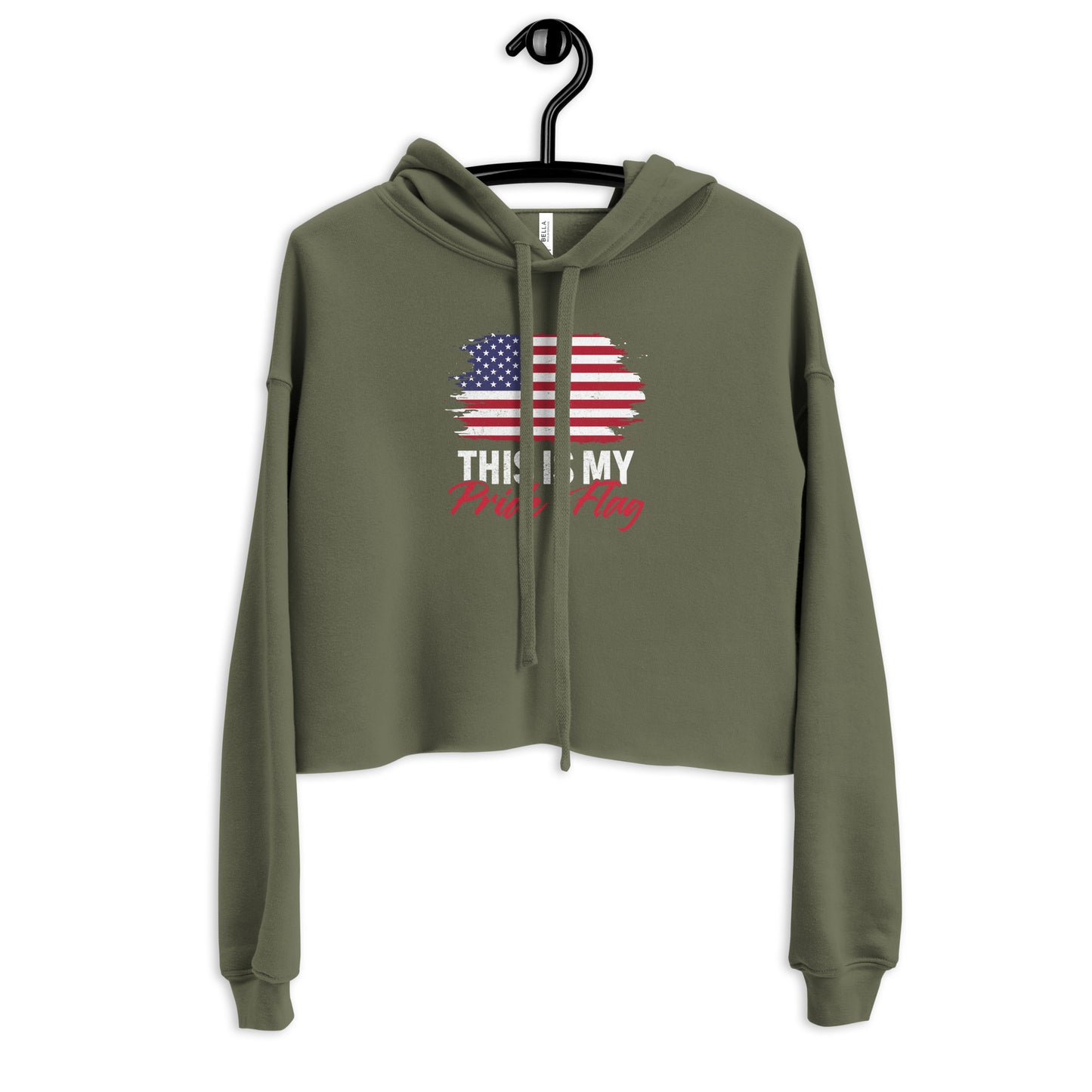 My Pride Flag Women's Crop Hoodie