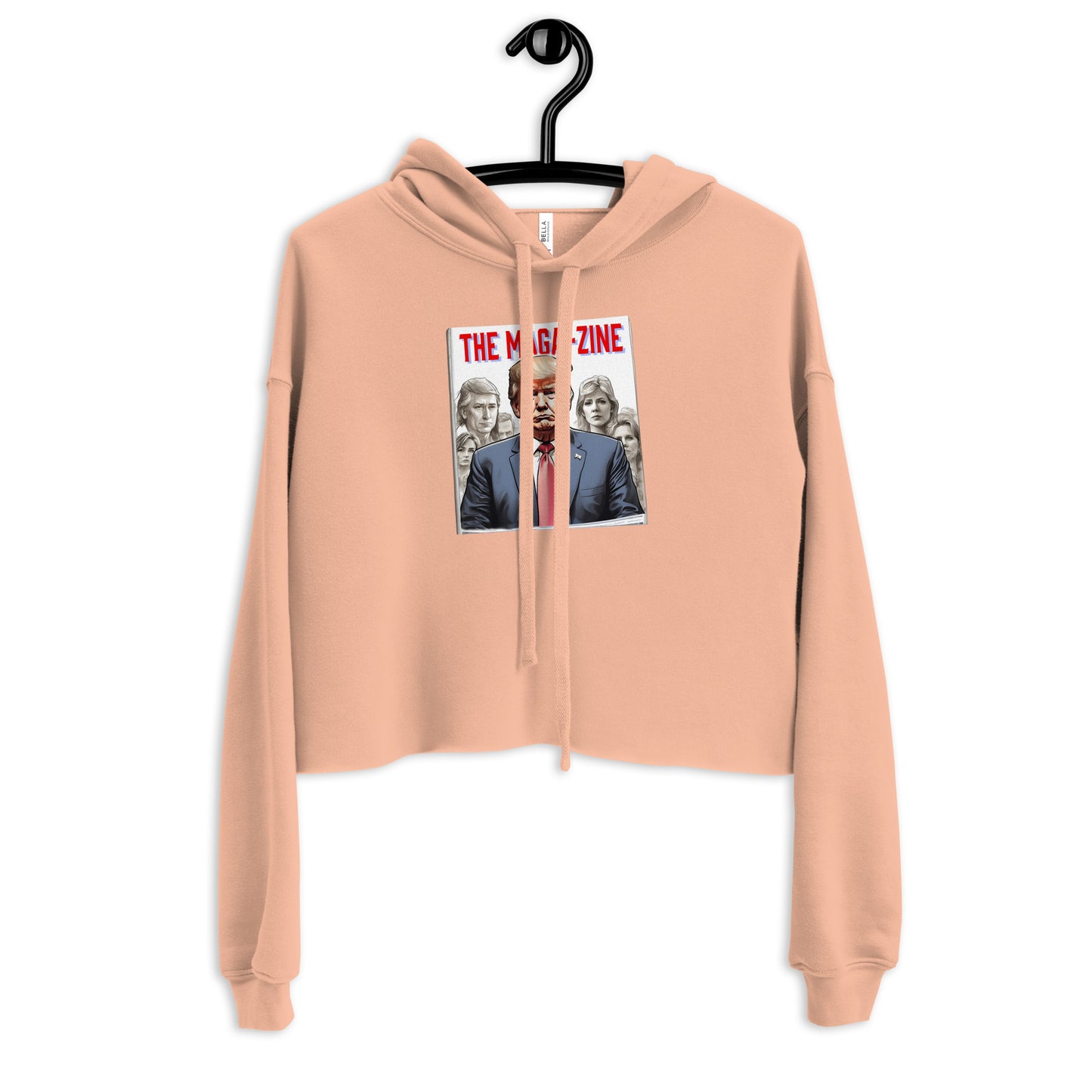 The Maga-zine Woman Crop Hoodie - Ever Trump