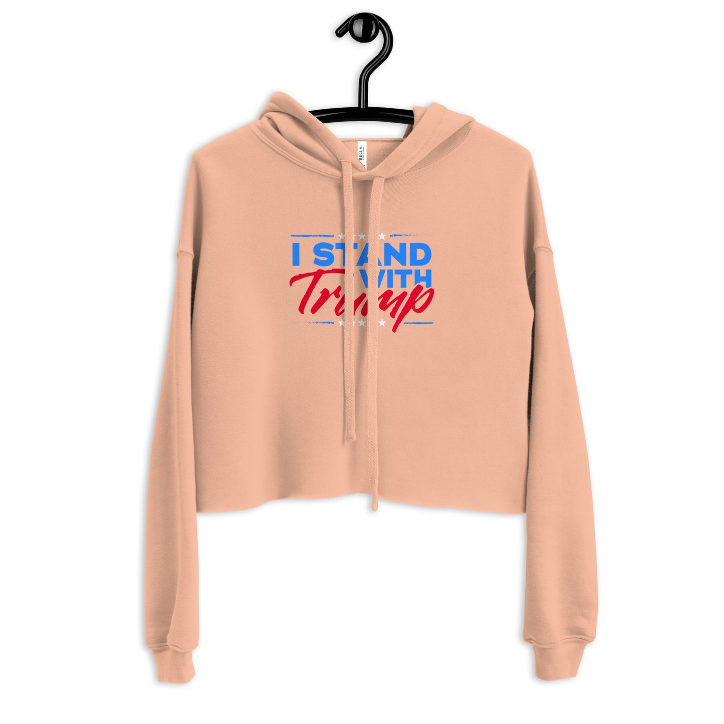 Stand With Trump Women's Crop Hoodie