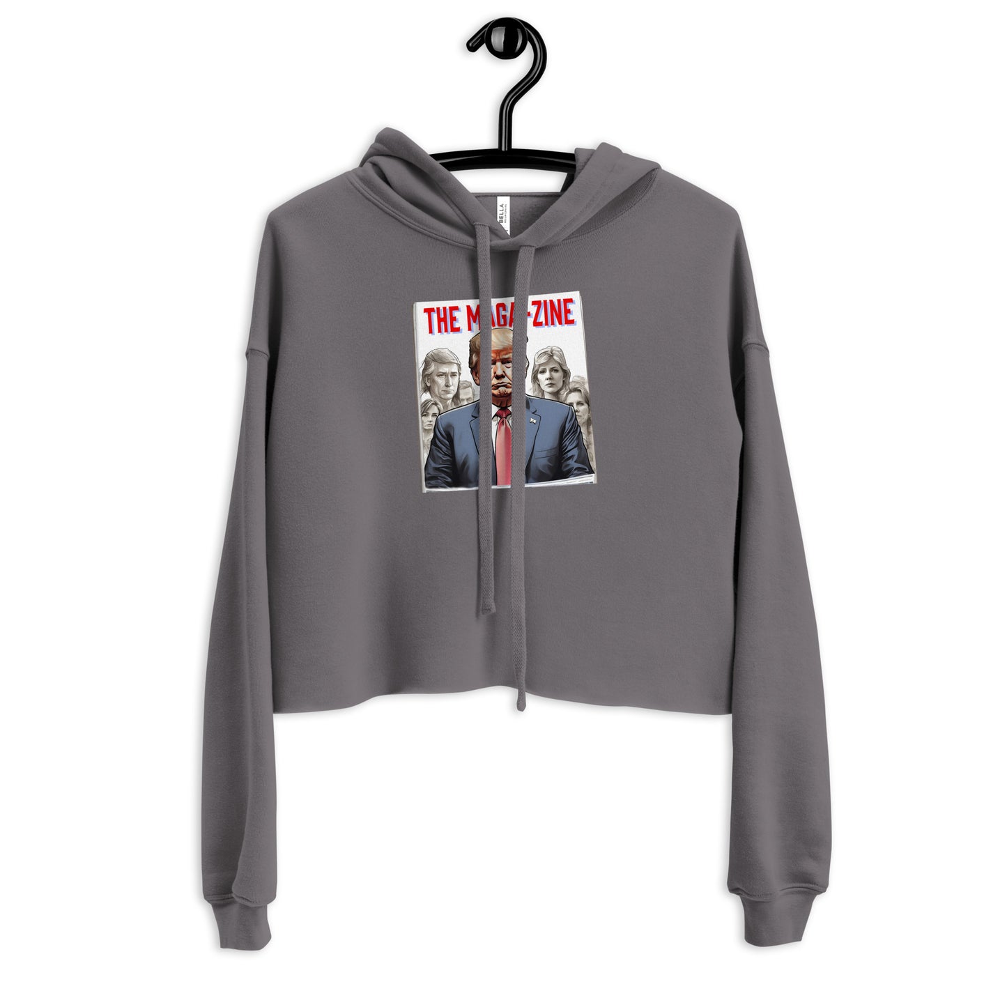 The Maga-zine Woman Crop Hoodie - Ever Trump