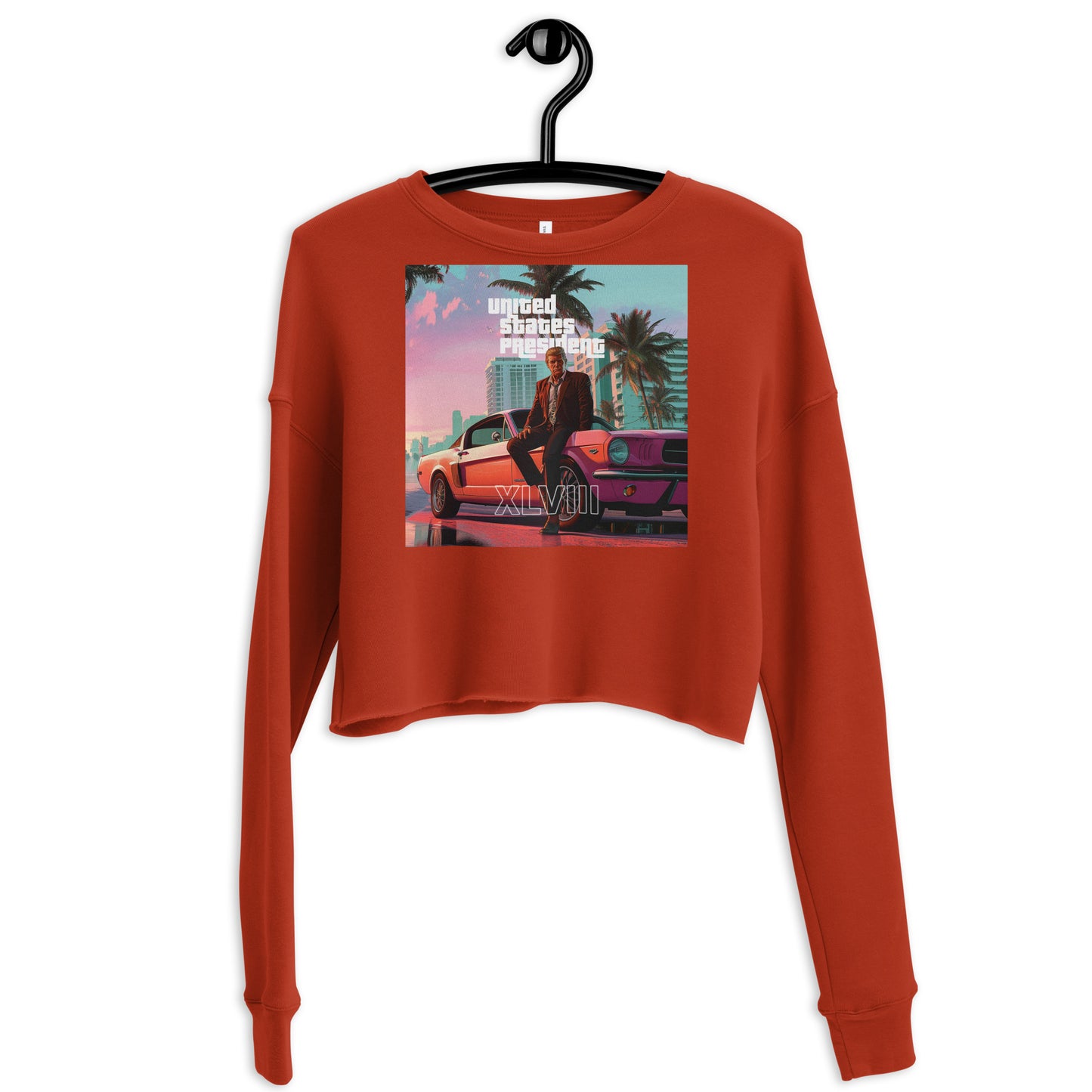 GTA Trump Women's Crop Sweatshirt