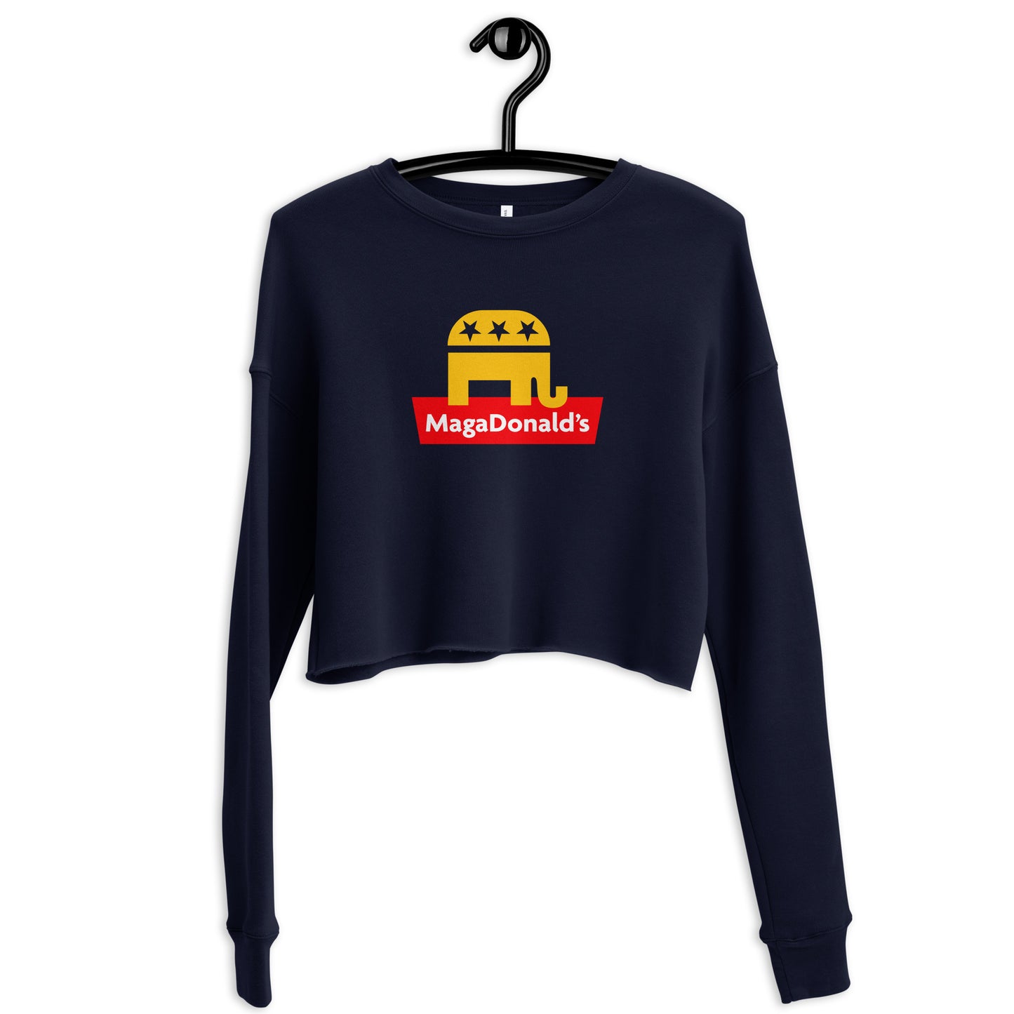 MagaDonald's Woman Crop Sweatshirt - Ever Trump