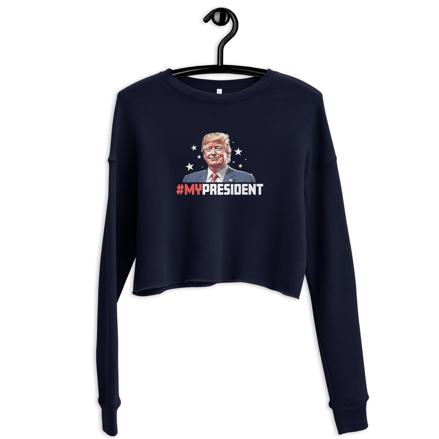 My President Women's Crop Sweatshirt