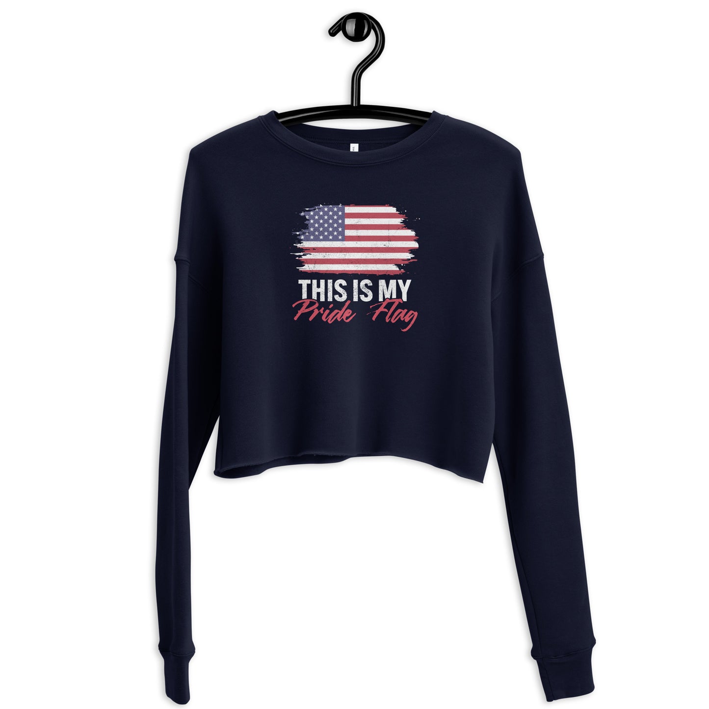 My Pride Flag Women's Crop Sweatshirt